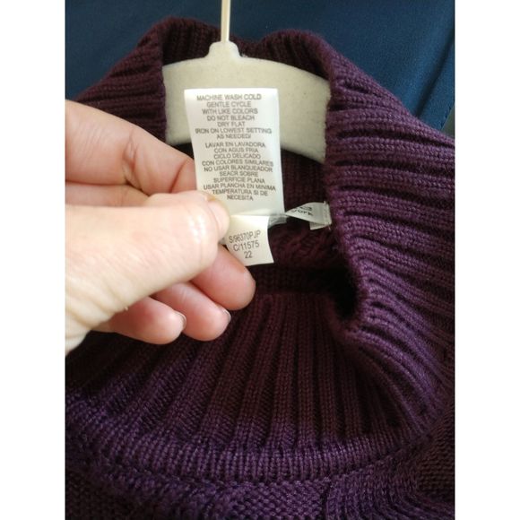 Studio 1 Sweater Dress, Maroon, PMD - Picture 6 of 6